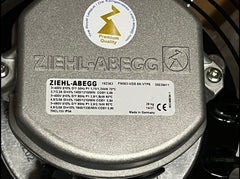 nameplate of FN063-VDS.6N.V7P6 ZIEHL-ABEGG Axial Fan