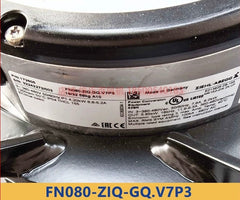 nameplate of FN080-ZIQ.GQ.V7P3 ZIEHL-ABEGG Axial Fan