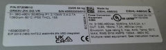 nameplate of GR63V-ZIK.GG.VR ZIEHL-ABEGG centrifugal fan