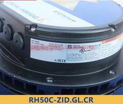 nameplate of RH50C-ZID.GL.CR ZIEHL-ABEGG centrifugal fan