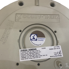 nameplate of RH56E-4DK.7Q.1R 153296 ZIEHL-ABEGG centrifugal fan