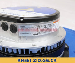 nameplate of RH56I-ZID.GG.CR ZIEHL-ABEGG centrifugal fan