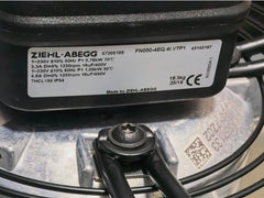 nameplate of ZIEHL-ABEGG FN050-4EQ.4I.V7P1 Axial Fan