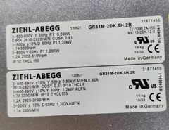 nameplate of MK115-2DK.12.U ZIEHL-ABEGG centrifugal fan