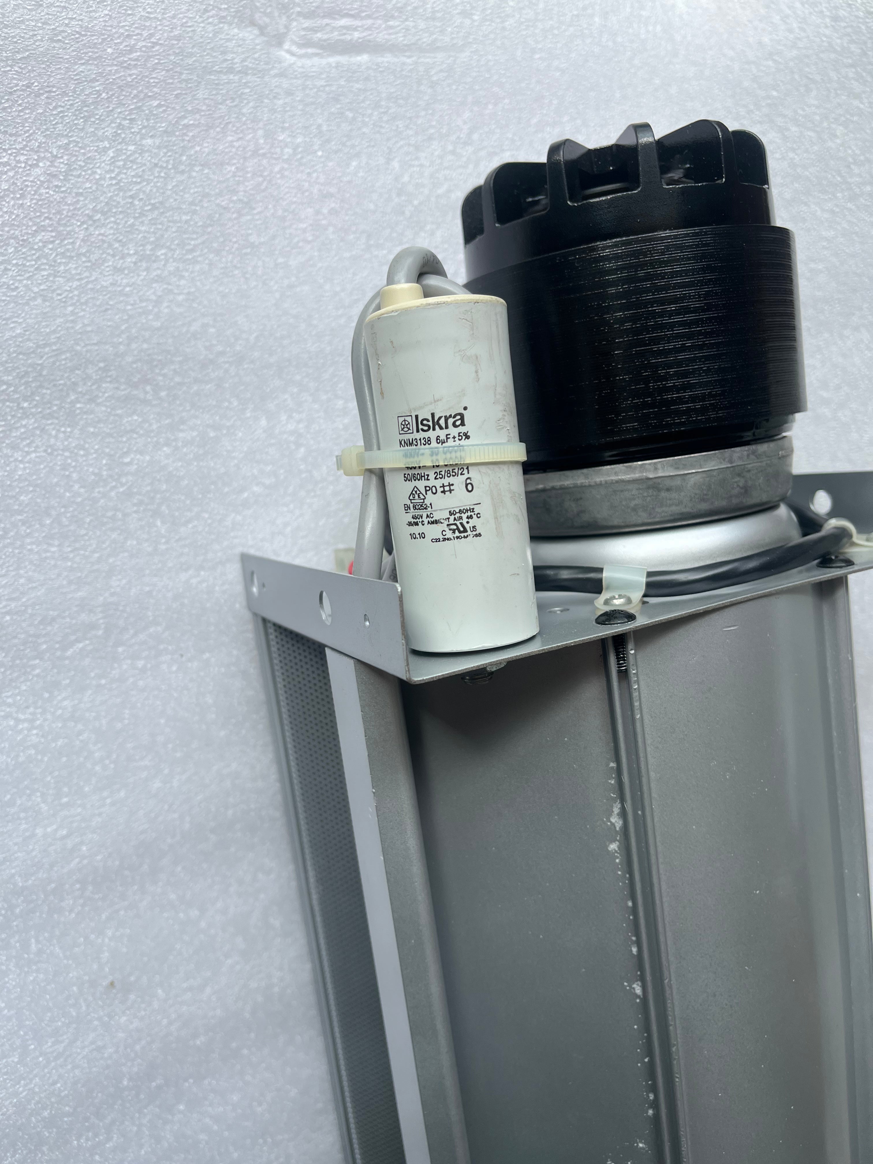 Bottom View QK12A-4EM.98.GK ZIEHL-ABEGG Crossflow fan