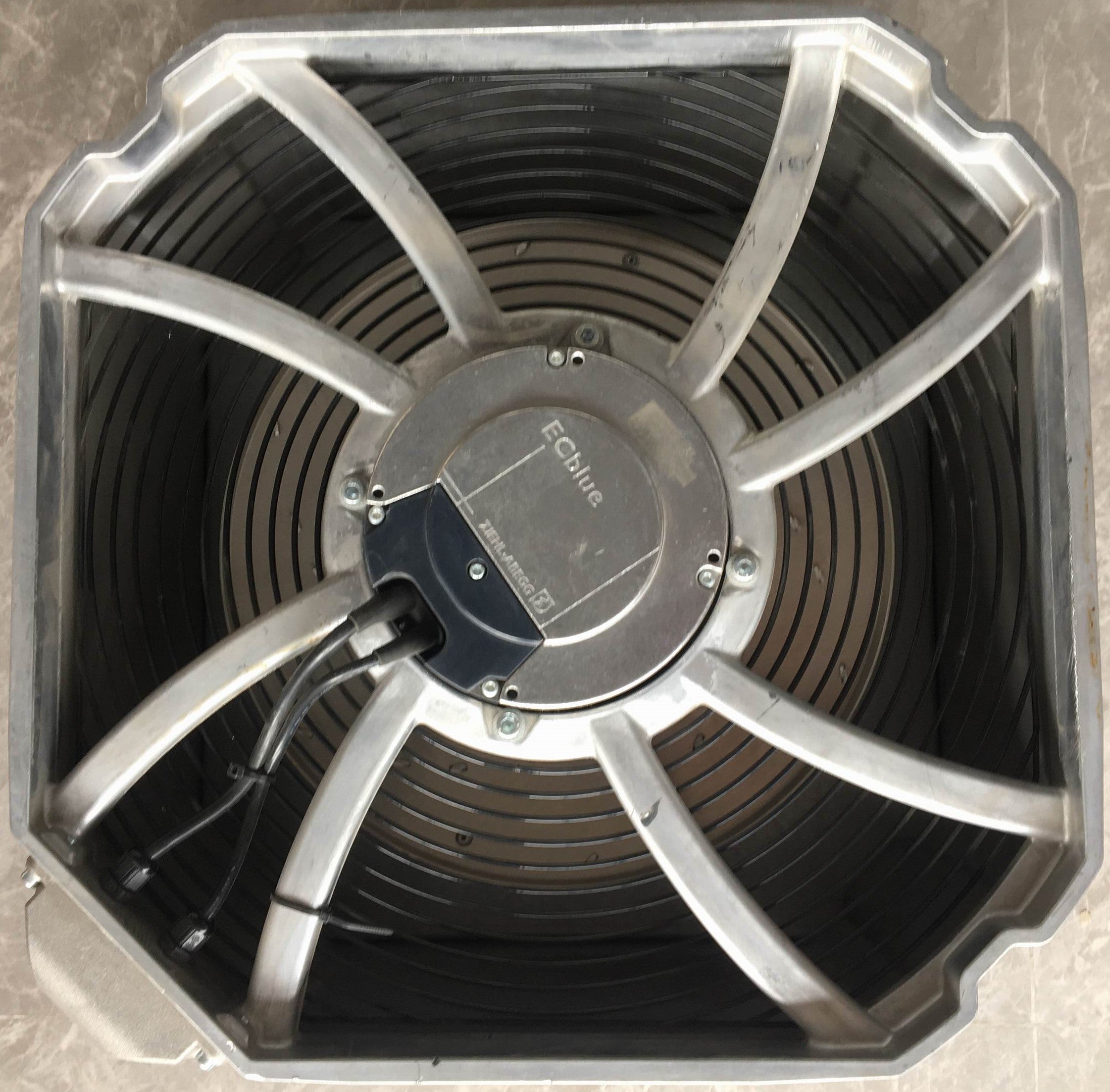 Bottom View GR31M-6ID.BF.2R ZIEHL-ABEGG centrifugal fan