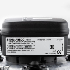 FN050-VDS.4I.V7P1 ZIEHL-ABEGG Axial Fan nameplate