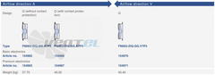 FN063-ZIQ.GG.V7P3 ZIEHL-ABEGG Axial Fan airflow direciton