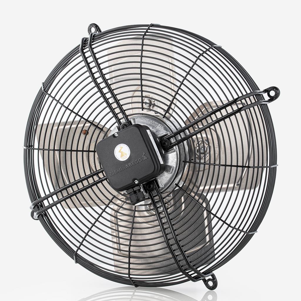 Front View of FB045-VDK.4C.V4L ZIEHL-ABEGG Axial Fan