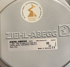 LABEL & NAMEPLATE of FN063-VDK.6N.V7P7(Art No:169699)ZIEHL-ABEGG Axial Fan