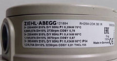 Nameplate1 of RH25M-2DK.3B.1R ZIEHL-ABEGG centrifugal fan