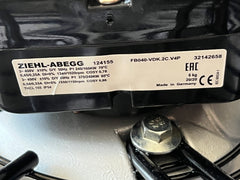 Nameplate of FB040-VDK.2C.V4P ZIEHL-ABEGG Axial Fan