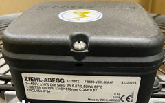 Nameplate of FB050-VDK.4I.A4P ZIEHL-ABEGG Axial Fan