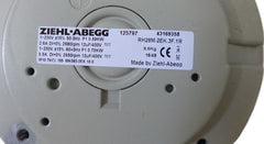 Nameplate of RH28M-2EK.3F.1R ZIEHL-ABEGG centrifugal fan