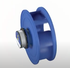 RH31C-ZIK.DC.1R 380/480v 2.5kW 50/60HZ ZIEHL-ABEGG centrifugal fan