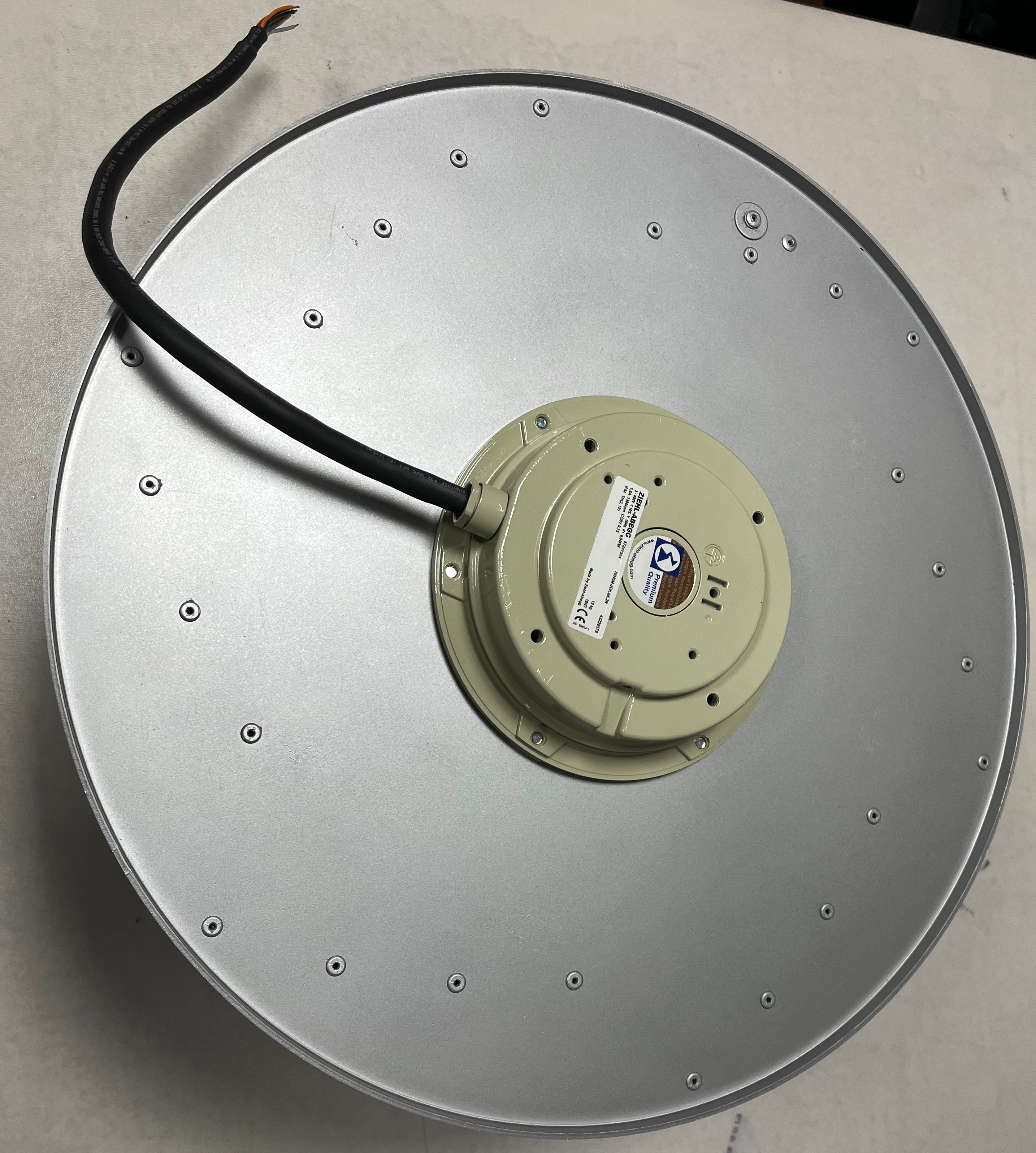 Top View RH45M-2DK.6K.2R ZIEHL-ABEGG centrifugal fan