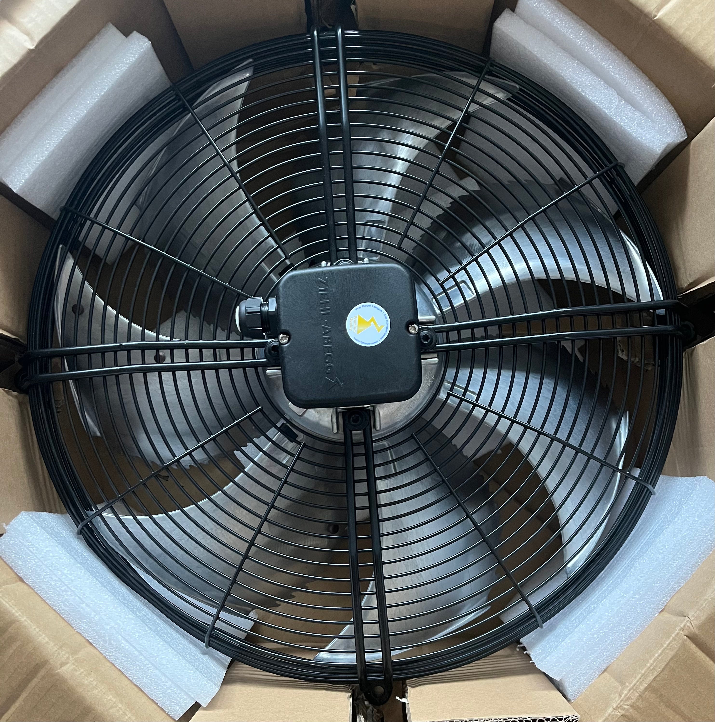 ZIEHL-ABEGG FN050-VDK.4I.A7P1 Axial fan BACK VIEW