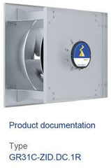 bracket of GR31C-ZID.DC.1R ZIEHL-ABEGG centrifugal fan