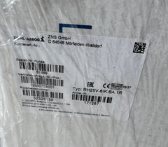 label & nameplate of RH25V-6IK.BA.1R ZIEHL-ABEGG centrifugal fan