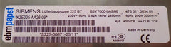 nameplate of EBMPAPST K2E225-AA26-09 Centrifugal Fan