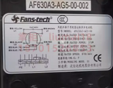 Fans-tech AF630A3-AG5-00 230V 2.7A 570W 870RPM Cooling Fan