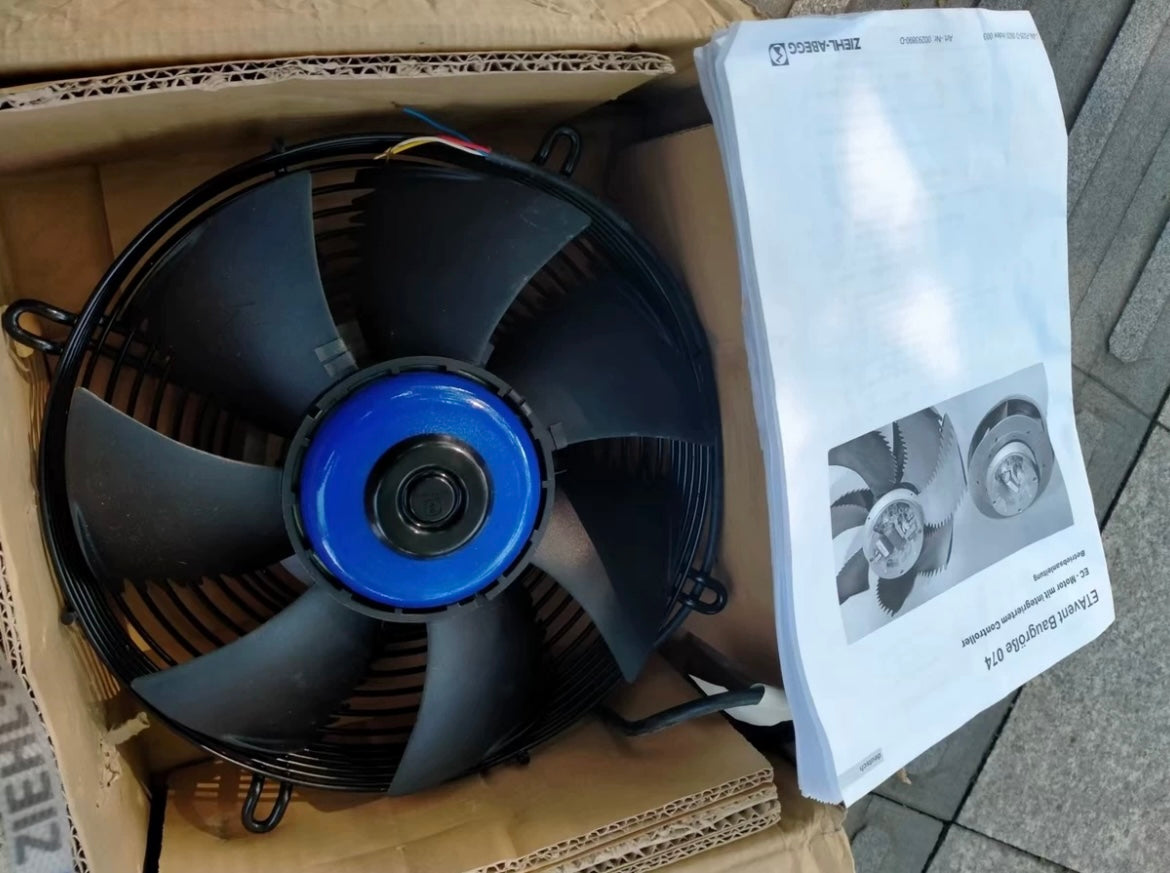 Back View FN025-6IK.OE.V7 MK074-6IK.09.L  ZIEHL-ABEGG Axial Fan