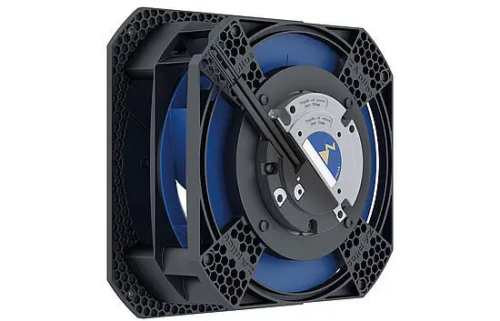 Back View GR22V-4IP.ZC.BR  ZIEHL-ABEGG centrifugal fan
