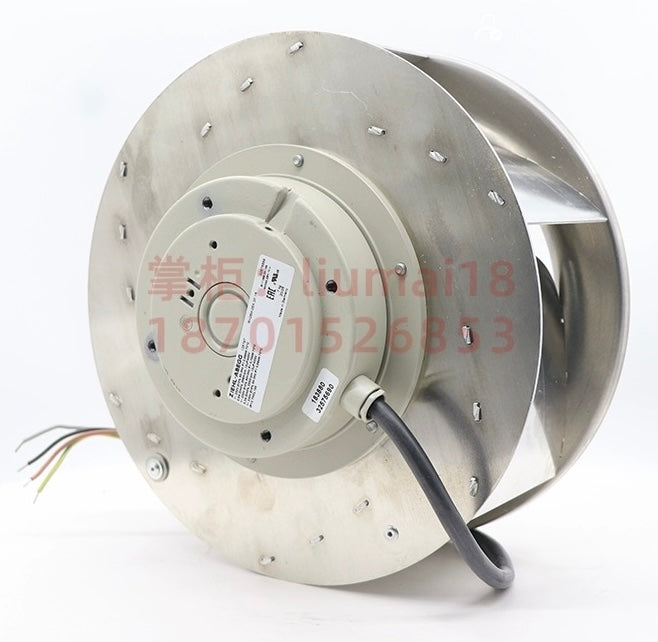 Bottom View RH28M-2EK.3F.1R  ZIEHL-ABEGG centrifugal fan