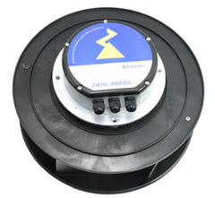 Bottom View  RH35V-ZlK.DC.1R  ZIEHL-ABEGG centrifugal fan