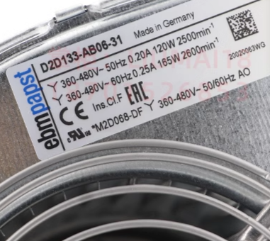 Ebmpapst D2D133-AB06-30/31 FAN