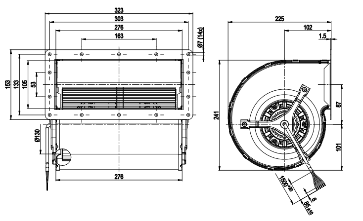 Ebm-papst D2D160-BE02-03  FAN