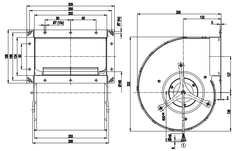 D4E180-BA02-02 ebm papst centrifugal fan