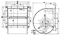 D4E200-CA02-02 Ebmpapst Centrifugal Cooling Fan