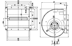 D4E225-CC01-02 Ebmpapst Centrifugal Cooling Fan