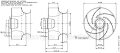 Drawing/dimension RH45G-6EK.4F.1R ZIEHL-ABEGG centrifugal fan 