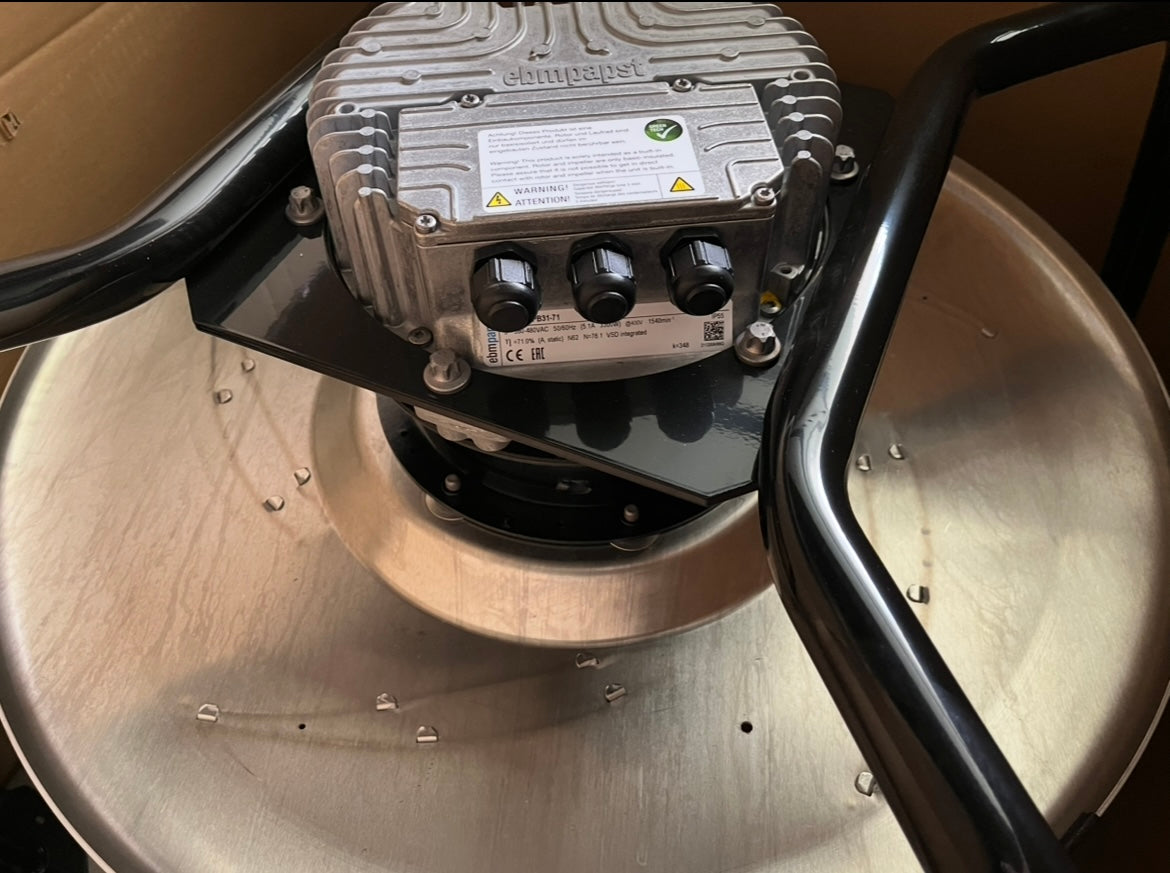 Ebm-papst K3G560-PB31-71 Centrifugal Fan left side view