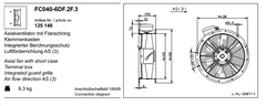 FC040-6DF.2F.3 ZIEHL-ABEGG Axial Fan
