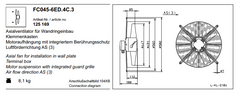 FC045.6ED.4C.3 ZIEHL-ABEGG Axial Fan