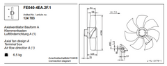 FE040-4EA.2F.1 ZIEHL-ABEGG Axial Fan