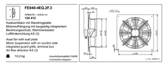 FE040-4EQ.2F.3 ZIEHL-ABEGG Axial Fan