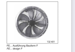 FE040-VDF.2C.V7 ZIEHL-ABEGG Axial Fan with housing