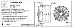 FE045-6EK.4F.6 ZIEHL-ABEGG Axial Fan