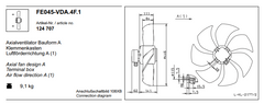 FE045-VDA.4F.1 ZIEHL-ABEGG Axial Fan