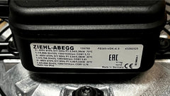FE045-VDK.4I.6 ZIEHL-ABEGG Axial Fan nameplate