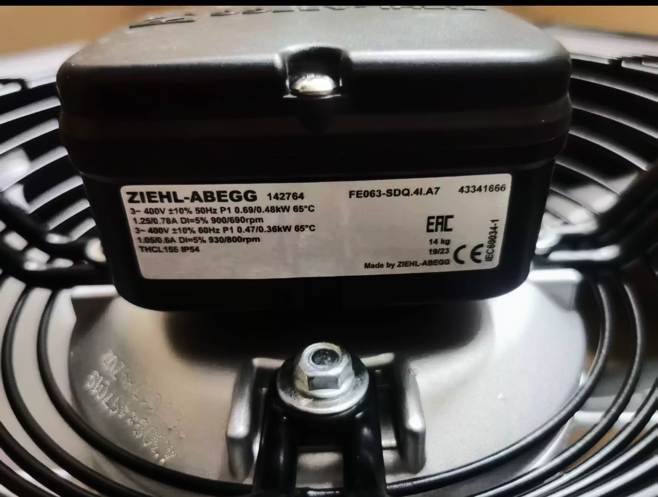FE063-SDQ.4I.A7 ZIEHL-ABEGG Axial Fan datasheet