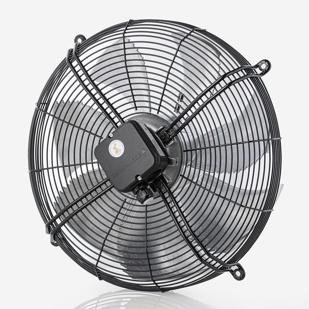 FN045-VDI.2F.V7P2 ZIEHL-ABEGG Axial Fan front view