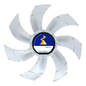 FN080-ZIK.GL.V7P3 ZIEHL-ABEGG Axial Fan