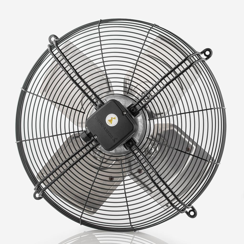 Front View FB030-4EI.WC.V5  ZIEHL-ABEGG Axial Fan