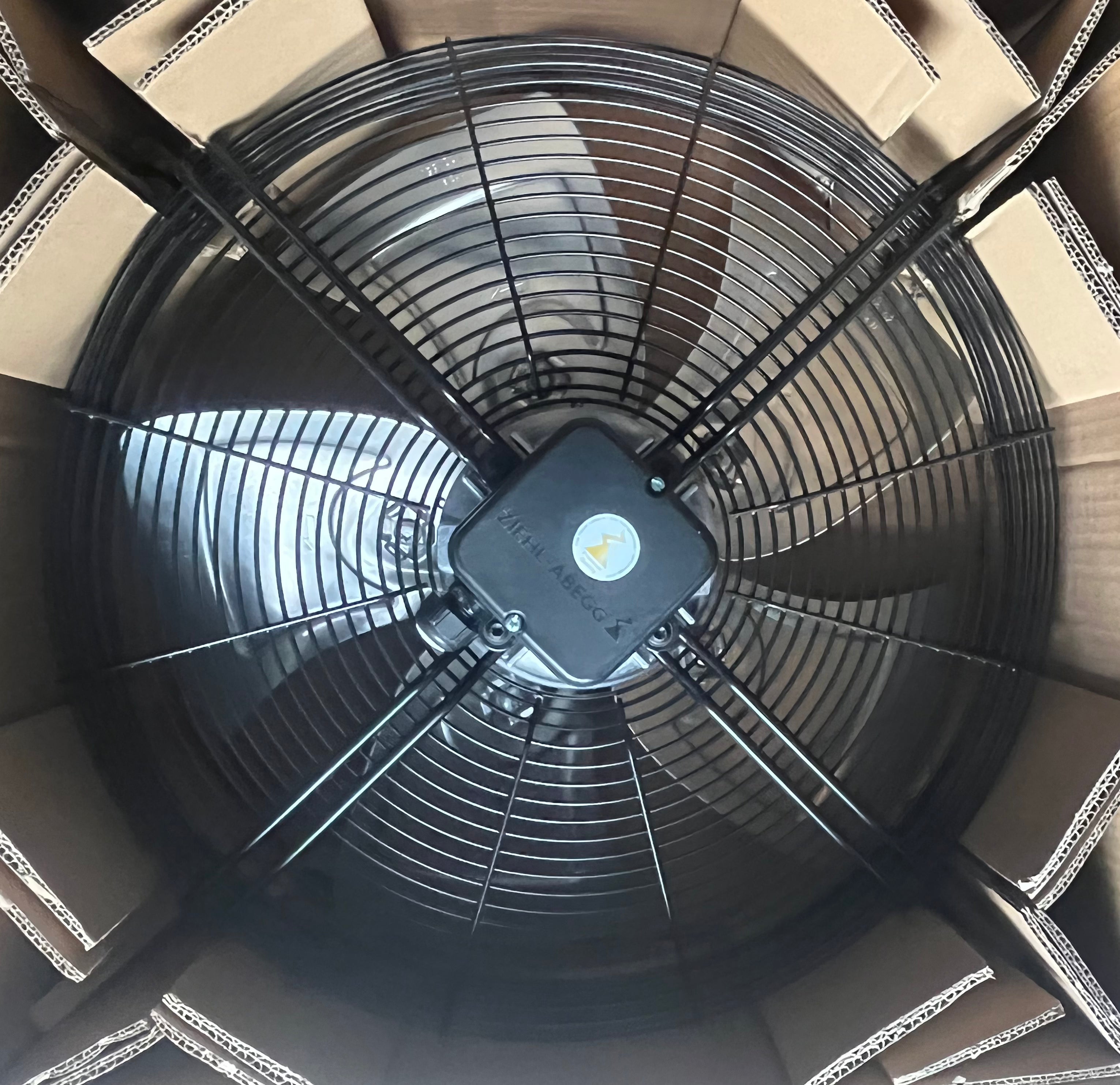 Front View  FL050-VDK.4I.V5L ZIEHL-ABEGG Axial Fan