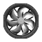 Front view FN080-NDL.6N.V7P5 ZIEHL-ABEGG Axial Fan